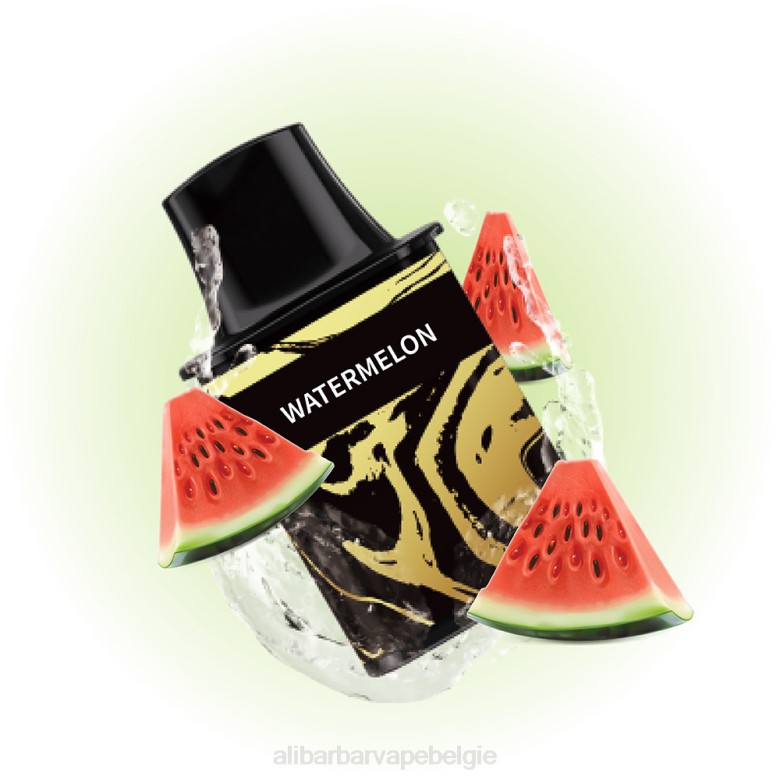 Alibarbar Flavours List - Alibarbar Flare hervulbare damp H4Z078 watermeloen