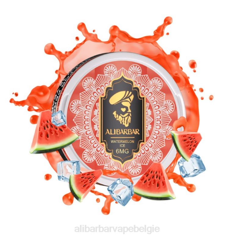 Alibarbar Vape Flavours - Alibarbar nicotinezakjes H4Z094 watermeloen ijs