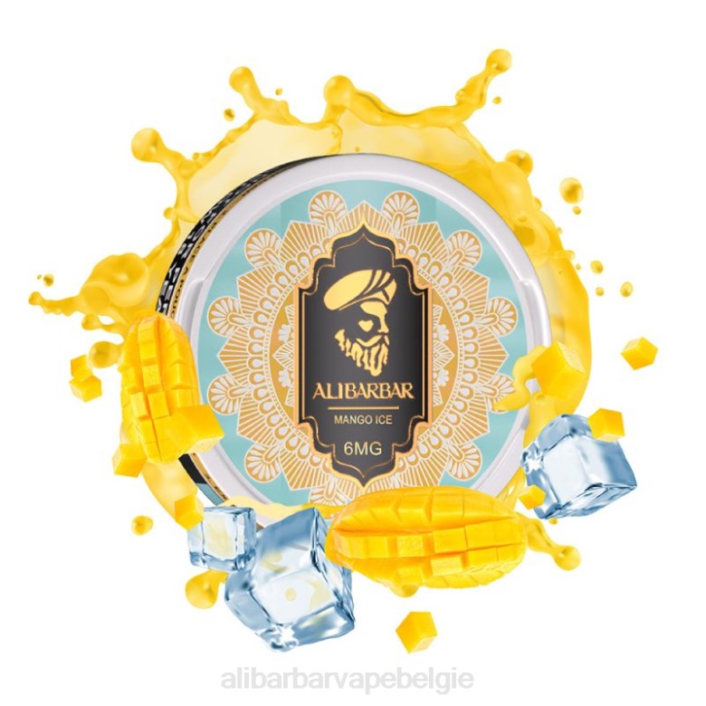 Alibarbar Vape Nicotine - Alibarbar nicotinezakjes H4Z087 mango-ijs